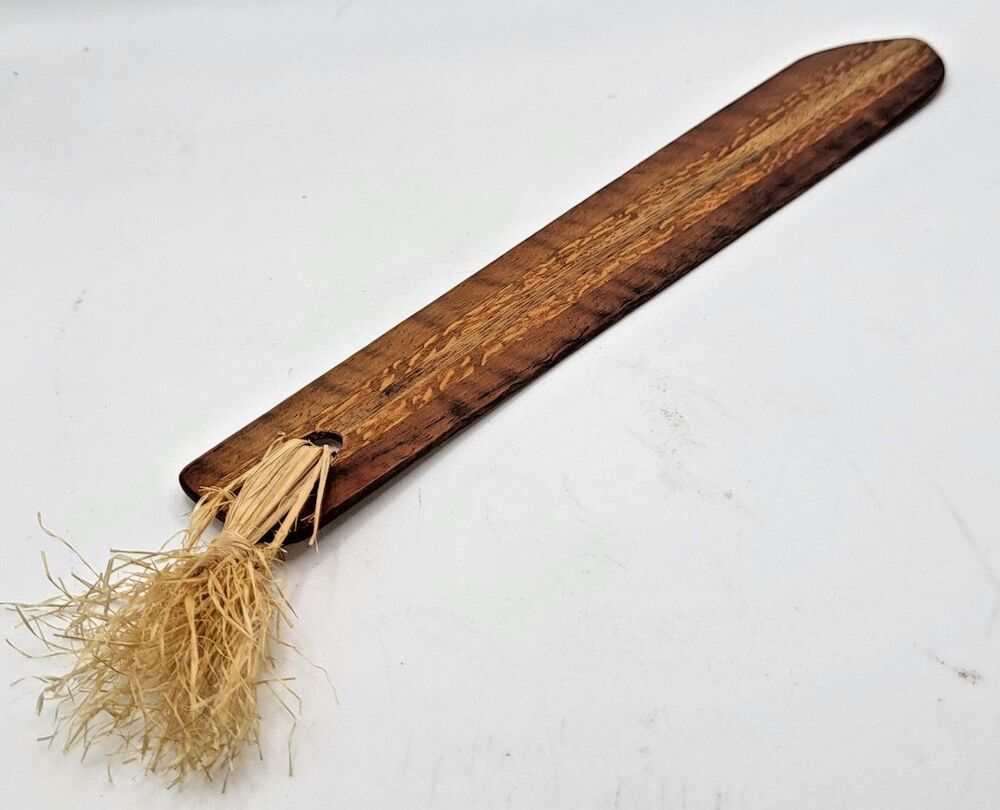 Unique Curly Wood Bookmark Tassel Luxury Handmade Bookworm Gift Him Her 9.5in